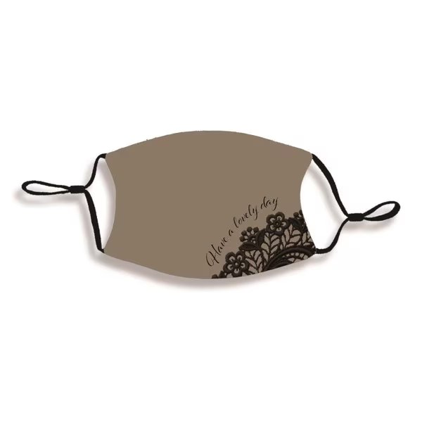 HAVE A LOVELY DAY BLACK LACE, Dicksons, Mfr#: EMASK-18